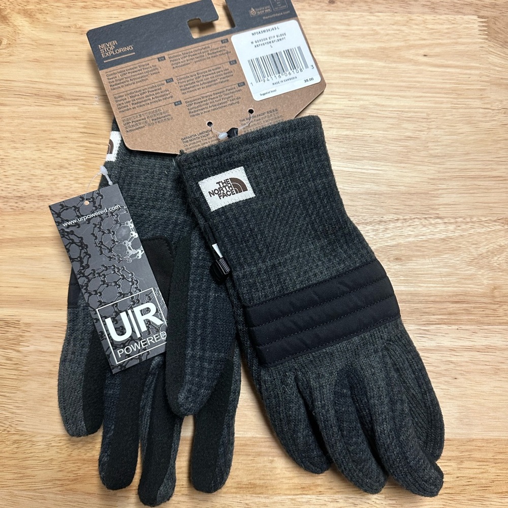 The North Face Men's Gordon Etip Gloves-Grey/Black